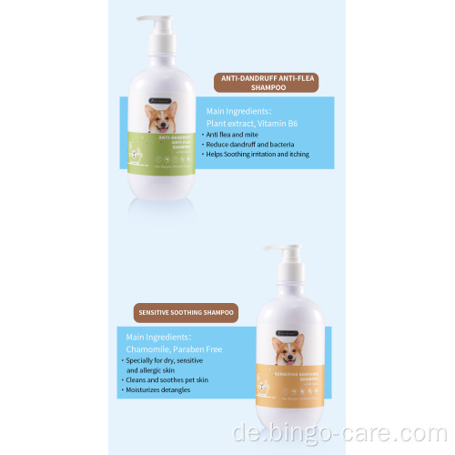 Papaya Anti-Floh-Zecken-Hunde-Welpen-Shampoo